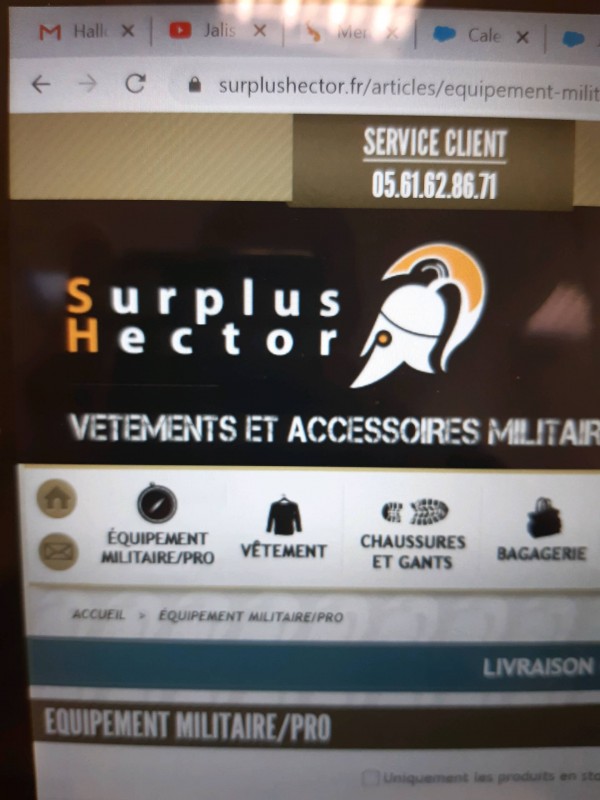 Vêtements et accessoires militaires à Toulouse centre ville